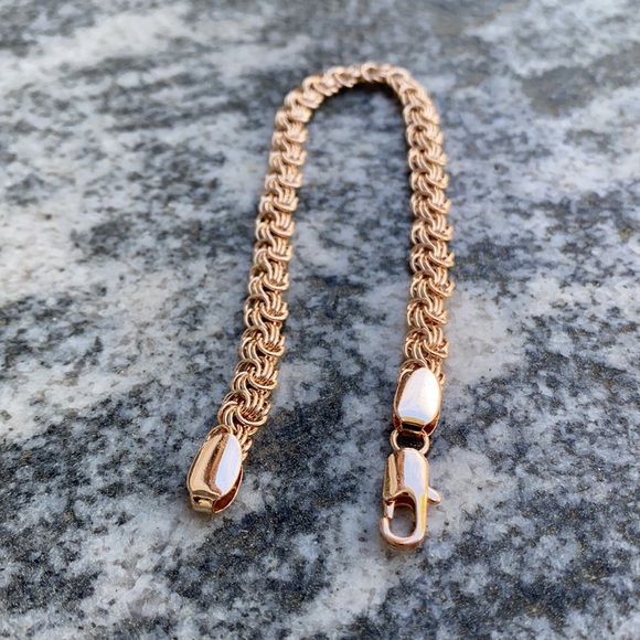 💎Chain-BRACELET Gold  Plated 8.5'' - Picture 3 of 11